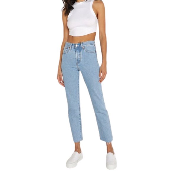Levi's Denim - Levi's Light Wash Wedgie Straight Contemporary Jeans US 24